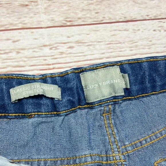 Lucky Brand Classic Straight Stretch Denim Jeans Boys 16 - Picture 3 of 6